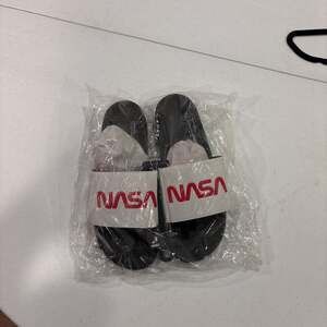 NASA Red Astronaut Slide Sandals
